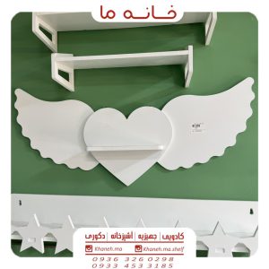 شلف اتاق کودک قلب و فرشته مدل e456