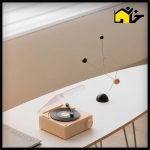 اسپیکر ساعت دار گرامافون مدل Vinyl