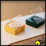 اسپیکر ساعت دار گرامافون مدل Vinyl