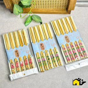 چوب غذای چینی چاپستیک مدل بامبو 5 تایی