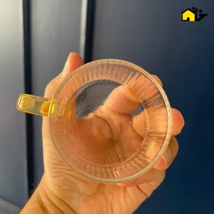 قهوه خوری پیرکس مدل دسته طلایی