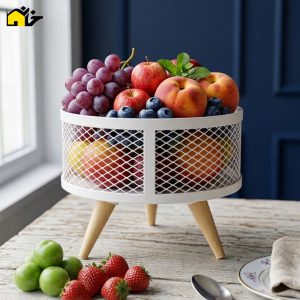 سبد میوه پایه دار مدل medecor