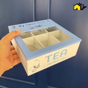 تی بگ چوبی رنگی مدل my sweet home