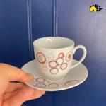 کپ قهوه خوری سرامیکی شش عددی مدل موج