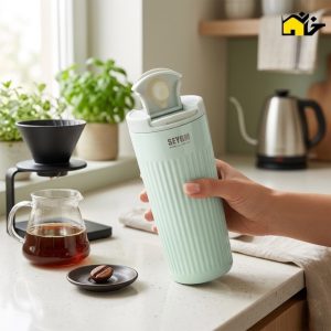 تراول ماگ پاستیلی مدل راه راه